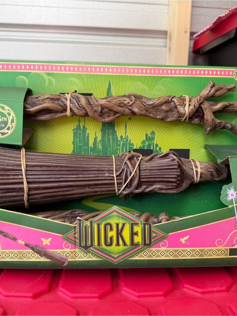 Wicked Brown Witch Wand Toy - Decorative Role Play Prop